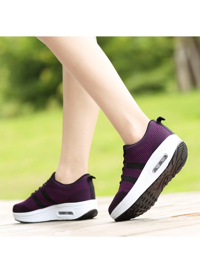 أحذية رياضية نسائية للجري والمشي، مريحة وخفيفة الوزن، مانعة للانزلاق، مناسبة للتمارين الرياضية والارتداء اليومي. - Image 4